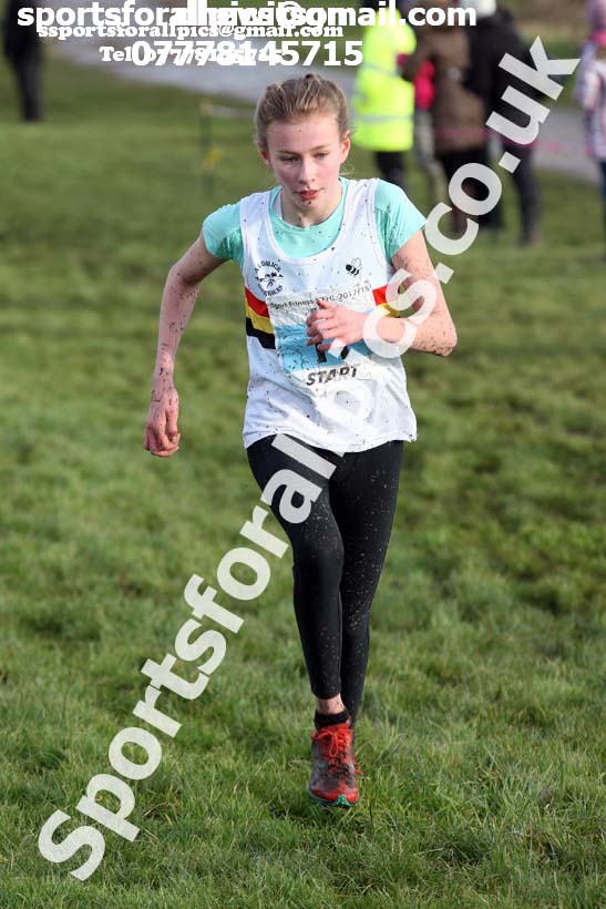Girls under-13s Start Fitness NEHL, Herrington Country Park, near Sunderland. Photo:  David T. Hewitson/Sports for All Pics